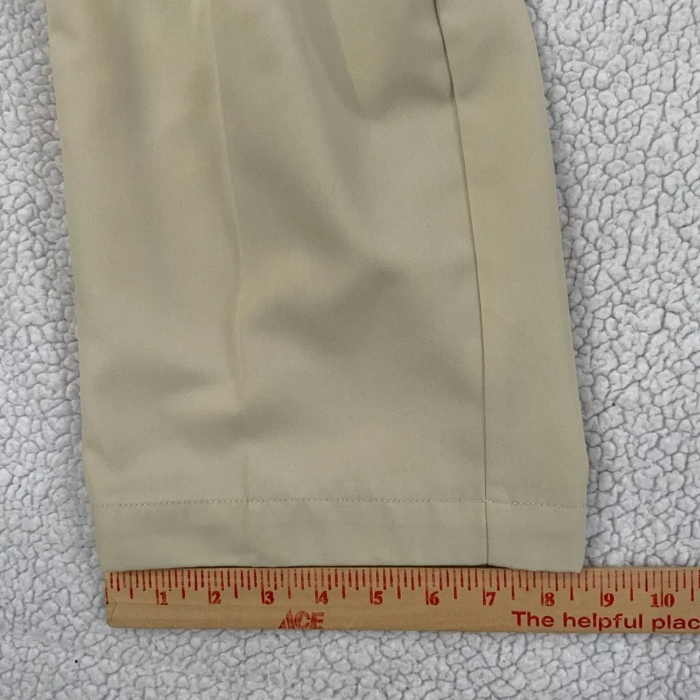Tommy Hilfiger Golf Pants Men’s 34x30 Khaki Tan Pockets Pleated Straight Leg